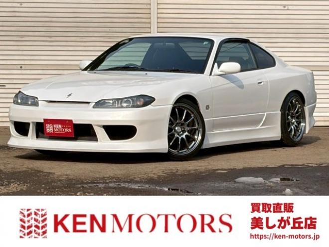 シルビア2.0 オーテックバージョン　6速MT　社外ハンドル　社外アルミホイール　社外エアロ　社外マフラー　パワステ　パワーウィンドウ　社外ナビ　エアコン　革シート 2WD 2000