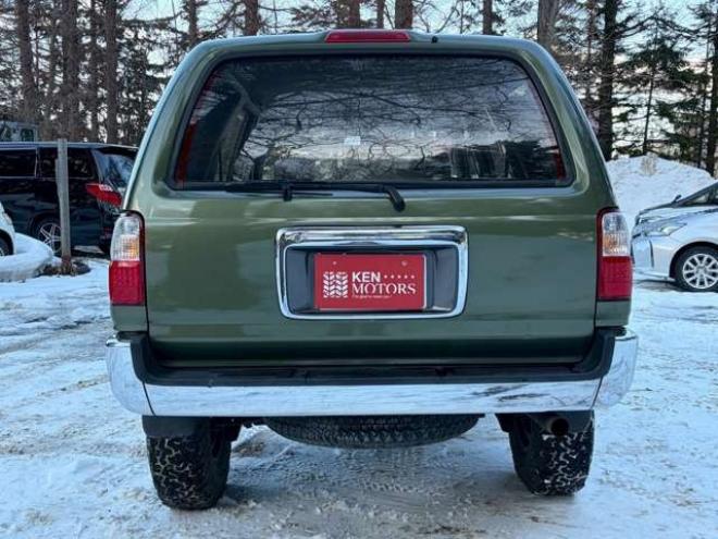 ハイラックスサーフ2.7 SSR-X ワイドボディ 4WD　全塗装済グリーン　リフトアップ　ETC　社外オーディオ　パワステ　パワーウィンドウ　純正アルミホイール　ABS　キーレス　ルーフレール 2700