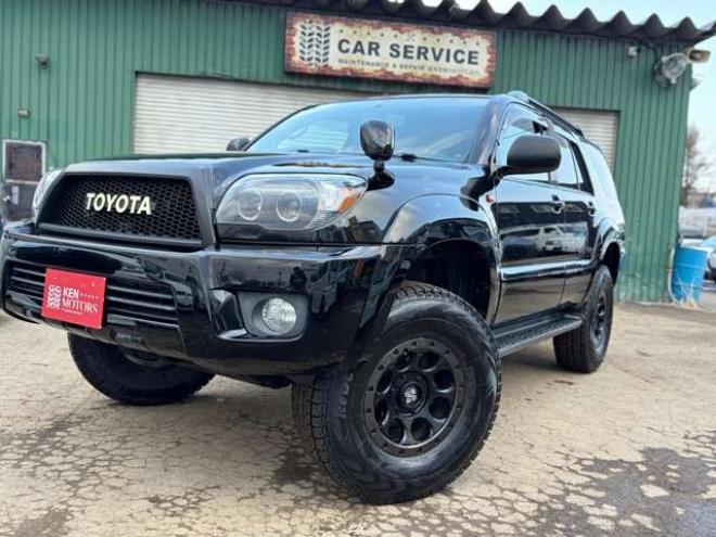 ハイラックスサーフ2.7 SSR-X リミテッド 4WD　社外アルミホイール　リフトアップ　社外ナビ　バックカメラ　ETC　寒冷地仕様　ABS　キーレスエントリー　パワステ　パワーウィンドウ　盗難防止装置　エアコン　ルーフレール 2700