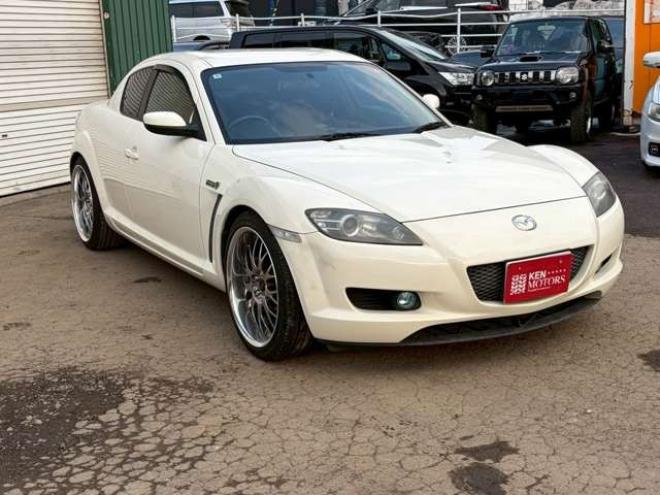 RX-8ロータリーエンジン40周年記念車　200台限定者　6速MT　マツダスピード　ETC　マフラーフジツボ　エンジンオーバーホール済　パワステ　パワーウィンドウ　社外アルミホイール　ABS　エアコン　盗難防止装置　電動シート 2WD 1300