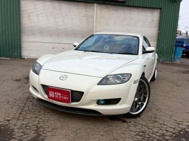 RX-8ロータリーエンジン40周年記念車　200台限定者　6速MT　マツダスピード　ETC　マフラーフジツボ　エンジンオーバーホール済　パワステ　パワーウィンドウ　社外アルミホイール　ABS　エアコン　盗難防止装置　電動シート 2WD 1300