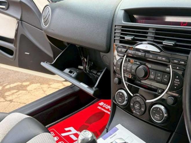 RX-8ロータリーエンジン40周年記念車　200台限定者　6速MT　マツダスピード　ETC　マフラーフジツボ　エンジンオーバーホール済　パワステ　パワーウィンドウ　社外アルミホイール　ABS　エアコン　盗難防止装置　電動シート 2WD 1300