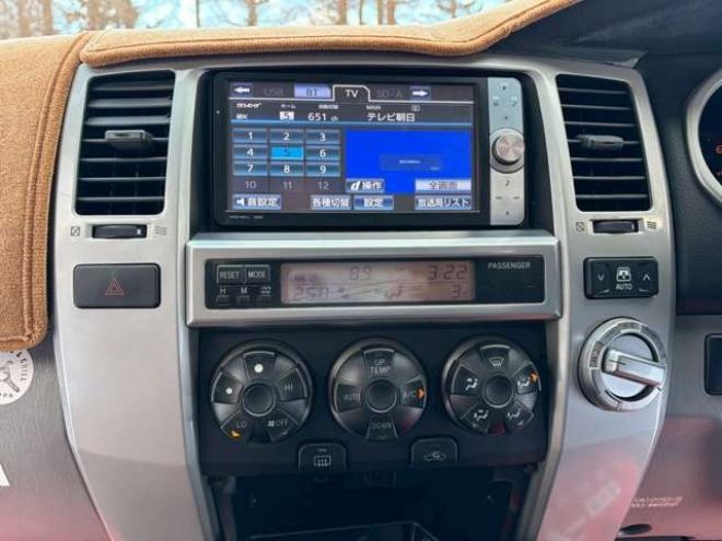 ハイラックスサーフ2.7 SSR-X アメリカンバージョン 4WD　社外ナビ　バックカメラ　リフトアップ　社外アルミ　エアコン　社外ETC　グリルガード　グッドリッチマフラー　LEDライト　全塗装済　パワーウィンドウ　パワステ　キーレス　ダッシュマット　タープ 2700