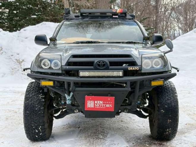 ハイラックスサーフ2.7 SSR-X アメリカンバージョン 4WD　社外ナビ　バックカメラ　リフトアップ　社外アルミ　エアコン　社外ETC　グリルガード　グッドリッチマフラー　LEDライト　全塗装済　パワーウィンドウ　パワステ　キーレス　ダッシュマット　タープ 2700