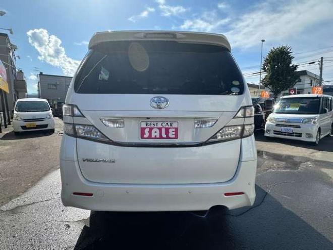 ヴェルファイア2.4 Z プラチナセレクション 4WD　両側パワースライドドア　HDDナビ　フルセグTV　バックモニター　プッシュスタート　横滑り防止装置　コーナーセンサー　パワーバックドア　純正アルミホイール　純正エンンジンスターター 2400