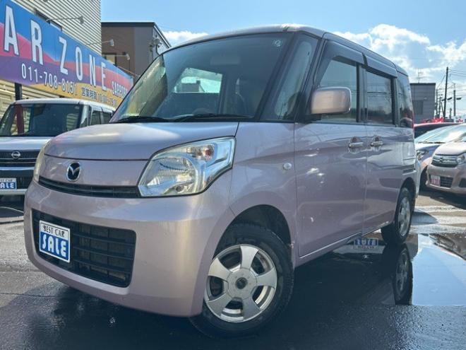 フレアワゴンXS 4WD　片側パワースライドドア　Bluetooth　ワンセグTV　ナビ　アイドリングストップ　ビルトインETC　USB　バックモニター　シートヒーター　プッシュスタート　社外アルミホイール冬 660