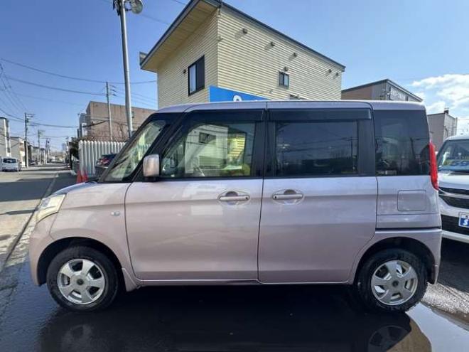 フレアワゴンXS 4WD　片側パワースライドドア　Bluetooth　ワンセグTV　ナビ　アイドリングストップ　ビルトインETC　USB　バックモニター　シートヒーター　プッシュスタート　社外アルミホイール冬 660