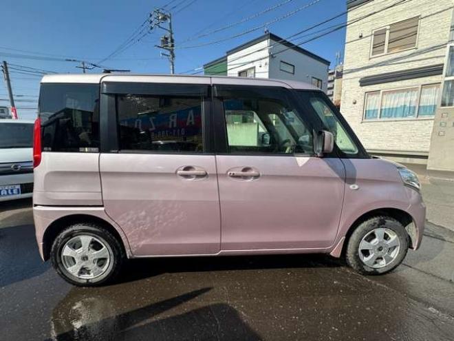 フレアワゴンXS 4WD　片側パワースライドドア　Bluetooth　ワンセグTV　ナビ　アイドリングストップ　ビルトインETC　USB　バックモニター　シートヒーター　プッシュスタート　社外アルミホイール冬 660