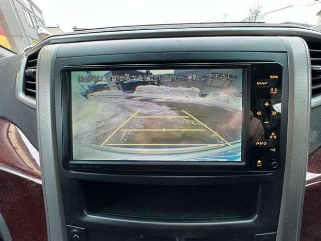 ヴェルファイア2.4 Z 4WD　片側パワースライドドア　Bluetooth　横滑り防止装置　コーナーセンサー　プッシュスタート　ビルトインETC　HDDナビ　ワンセグTV　バックモニター　社外18インチホイール夏 2400