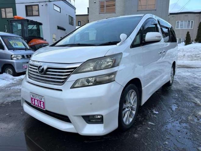 ヴェルファイア2.4 Z 4WD　両側パワースライドドア　ナビ　バックカメラ　ETC　純正アルミホイール夏　コーナーセンサー　横滑り防止装置　プッシュスタート 2400