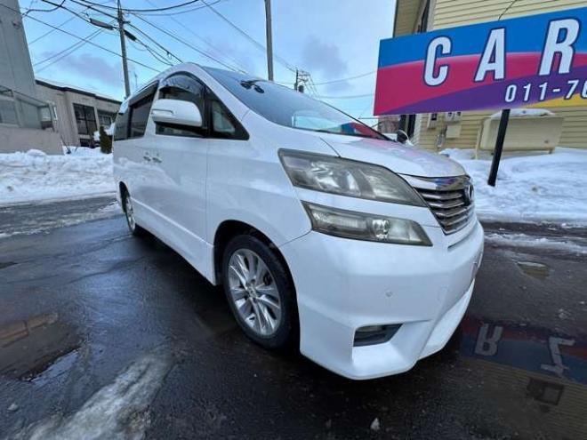 ヴェルファイア2.4 Z 4WD　両側パワースライドドア　ナビ　バックカメラ　ETC　純正アルミホイール夏　コーナーセンサー　横滑り防止装置　プッシュスタート 2400