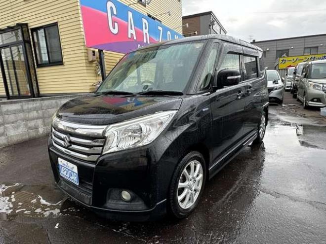 ソリオ1.2 ハイブリッド MZ 4WD　両側パワースライドドア　SDナビ　Bluetooth　地デジ　アイドリングストップ　横滑り防止装置　前席シートヒーター　インテリキー　社外アルミホイール冬　純正アルミホイール夏 1200