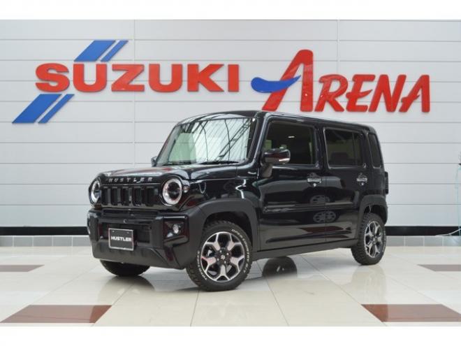 ハスラーハイブリッド Xターボ 4WD　ワンオーナー車ハイブリッド4WDターボセーフティサポート搭載パドルシフト7インチワイドナビTVバックカメラアダプティブクルーズコントロールLEDライトREALSPEEDグリルバンパー&テールランプガーニッシュ 660