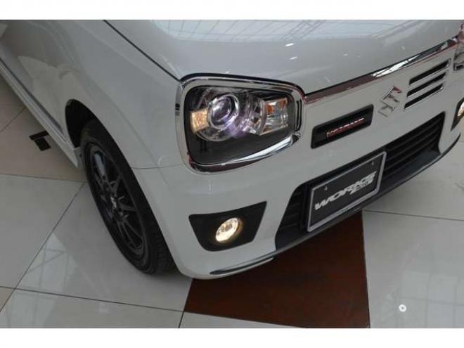 アルトワークス 660 オートギヤシフト 4WD　ワンオーナー車4WDターボオートギアシフトセーフティサポート搭載車アイドリングストップ横滑り防止装置ハイビームアシストLEDライトRECAROシートCDスマートキーETC 660