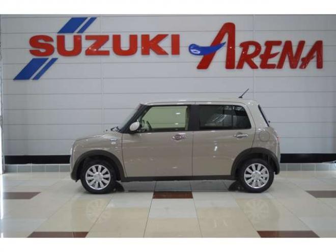 ラパンハイブリッド X 4WD　ハイブリッド4WDセーフティサポート搭載スズキコネクト対応通信機装着車アイドリングストップ全方位モニター用カメラパッケージハイビームアシストLEDライト 登録済未使用車 660