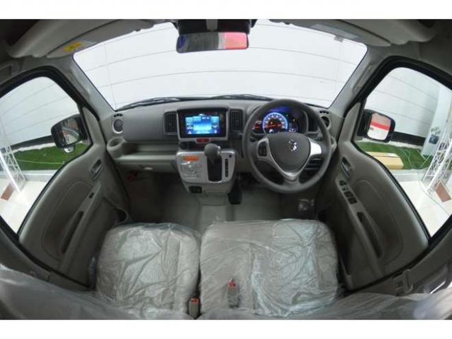 エブリィワゴン PZターボスペシャル ハイルーフ 4WD　届出済未使用車4WDターボハイルーフセーフティサポート搭載アイドリングストップ純正バックカメラ付ディスプレイオーディオ両側オートスライドドアオートステップリアパーキングセンサーハイビームアシストLED 660