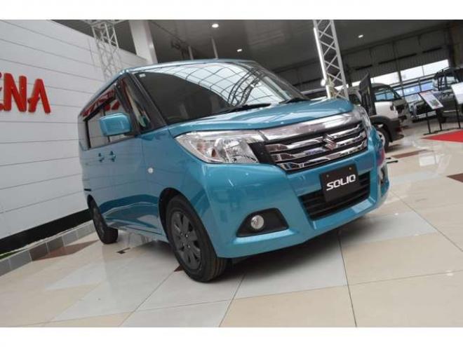 ソリオ1.2 G 4WD　ワンオーナー車4WD左オートスライドドア横滑り防止装置ドライブレコーダー社外14インチアルミ新品シートヒータースマートキー社外エンジンスターター 1200