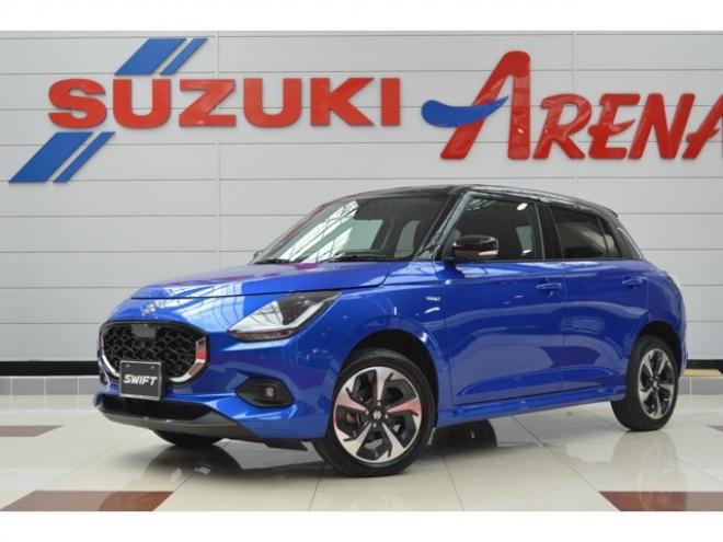 スイフト1.2 ハイブリッド MZ 4WD　ワンオーナー車ハイブリッド4WDセーフティサポート搭載スズキコネクト対応通信機装着車9インチ全方位モニターナビTVバックカメラ電動パーキングブレーキアダプティブクルーズコントロールLEDライト 1200