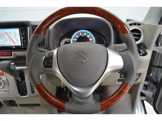 エブリィワゴン PZターボスペシャル 4WD　ワンオーナー車4WDターボセーフティサポート搭載アイドリングストップ横滑り防止装置7インチナビTV両側オートスライドドアオートステップETCハイビームアシストLEDウッドコンビハンドルアイドリングストップ 660