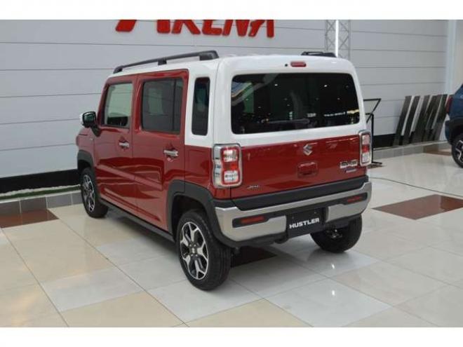 ハスラーJスタイル 4WD　ワンオーナー特別仕様車ハイブリッド4WDセーフティサポート搭載アイドリングストップ全方位モニター付9インチナビTVバックカメラハイビームアシストLEDライト 660