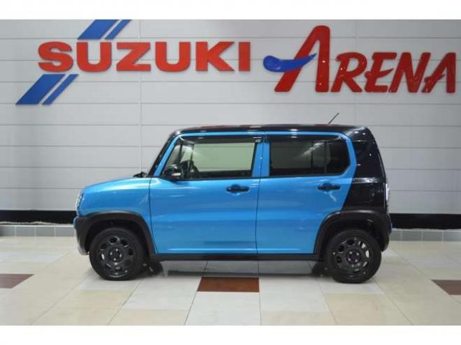 ハスラータフワイルド 4WD　ワンオーナー特別仕様車Sエネチャージ4WDセーフティサポート搭載アイドリングストップSDナビTVバックカメラLEDライトETCハーフレザーシートヒーター横滑り防止装置 660