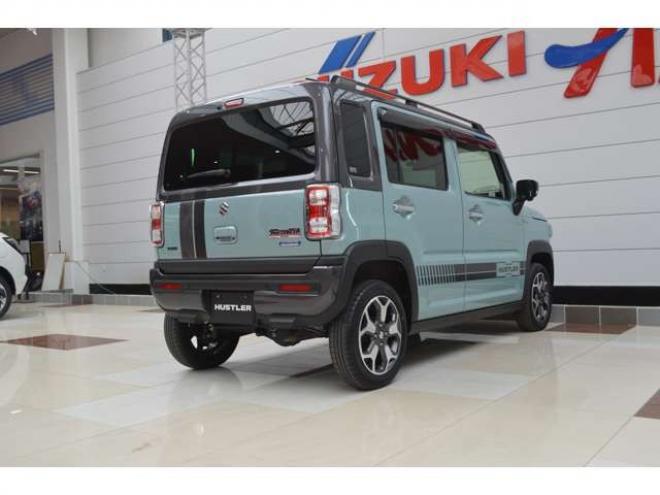 ハスラーJスタイルII ターボ 4WD　ワンオーナー特別仕様車ハイブリッド4WDターボセーフティサポート搭載横滑り全方位モニター付9インチナビTVバックカメラ横滑り防止装置ハイビームアシストLEDビルトインETCアダプティブクルーズコントロール 660