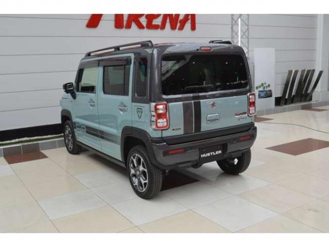 ハスラーJスタイルII ターボ 4WD　ワンオーナー特別仕様車ハイブリッド4WDターボセーフティサポート搭載横滑り全方位モニター付9インチナビTVバックカメラ横滑り防止装置ハイビームアシストLEDビルトインETCアダプティブクルーズコントロール 660