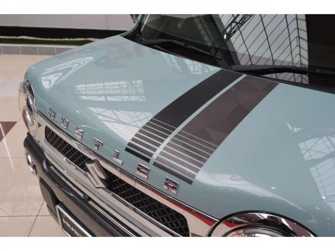 ハスラーJスタイルII ターボ 4WD　ワンオーナー特別仕様車ハイブリッド4WDターボセーフティサポート搭載横滑り全方位モニター付9インチナビTVバックカメラ横滑り防止装置ハイビームアシストLEDビルトインETCアダプティブクルーズコントロール 660