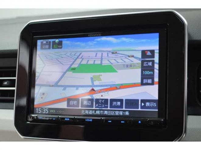 イグニス1.2 ハイブリッド MZ 4WD　ワンオーナー車ハイブリッド4WDセーフティサポート搭載アイドリングストップパドルシフト8インチナビTVバックカメラハイビームアシストLEDクルーズコントロールルーフエンドスポイラー 1200