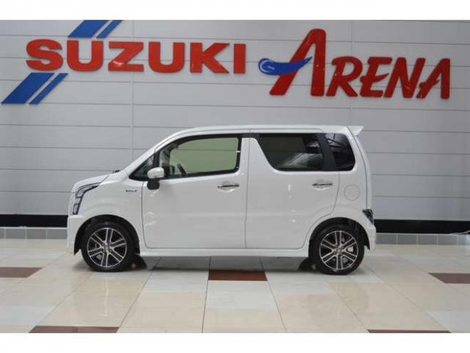 ワゴンRスティングレー ハイブリッド T 4WD　ワンオーナー車ハイブリッド4WDターボセーフティサポート搭載アイドリングストップパドルシフトLEDライトアダプティブクルーズコントロール横滑り防止装置ヘッドアップディスプレイ 660