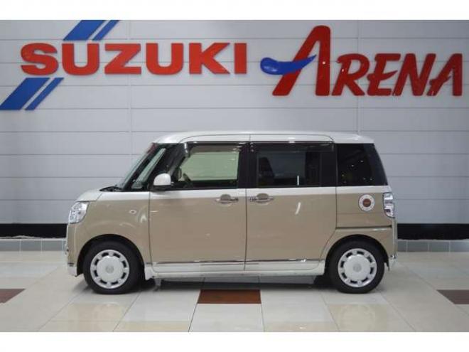 ムーヴキャンバスG メイクアップ SAII 4WD　スマートアシストII4WDアイドリングストップ両側オートスライドドアLEDライト横滑り防止装置シートヒーター後退時ブレーキサポート 660