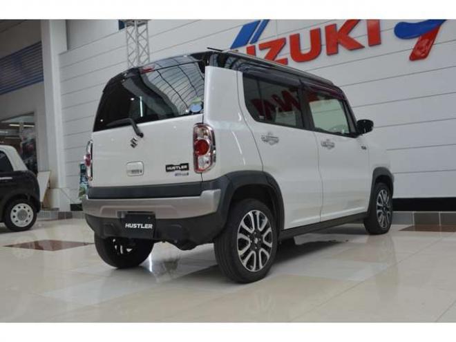 ハスラーJスタイルIII 4WD　ワンオーナー車Sエネチャージ4WDセーフティサポート搭載アイドリングストップ横滑り防止装置7インチワイドナビTVハーフレザーシートヒーターLEDライト 660