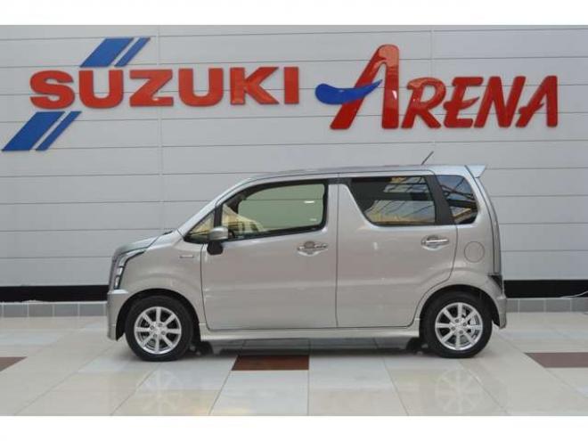 ワゴンRスティングレー ハイブリッド X 4WD　ワンオーナー車ハイブリッド4WDセーフティサポート搭載アイドリングストップCDハイビームアシスト付LEDライトETC横滑り防止装置シートヒーター 660