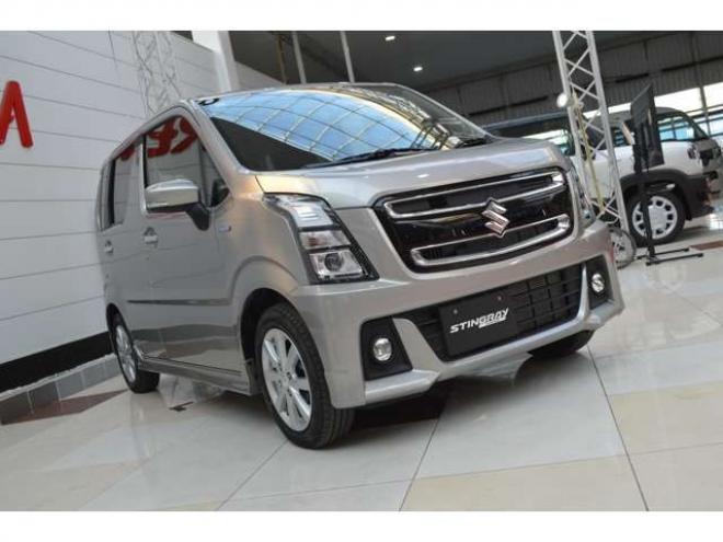 ワゴンRスティングレー ハイブリッド X 4WD　ワンオーナー車ハイブリッド4WDセーフティサポート搭載アイドリングストップCDハイビームアシスト付LEDライトETC横滑り防止装置シートヒーター 660