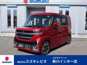 スペーシア　カスタム ハイブリッド XS 4WD　純正フルセグナビ　全方位カメラ　社外ミラー型ドラレコ　ETC　電動パーキングブレーキ　ヘッドアップディスプレイ　シートヒーター　スリムサーキュレーター　両側電動スライドドア 660
