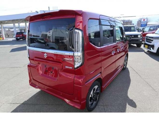 スペーシアカスタム ハイブリッド XS 4WD　純正フルセグナビ　全方位カメラ　社外ミラー型ドラレコ　ETC　電動パーキングブレーキ　ヘッドアップディスプレイ　シートヒーター　スリムサーキュレーター　両側電動スライドドア 660