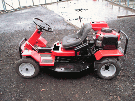 芝草刈機　乗用草刈り機　ラビット　モア　全塗装で整備済み　即使用可