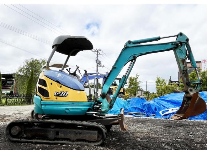 バックホーKUBOTA U20-3 ミニバックホー ディーゼル 2tクラス 配管有