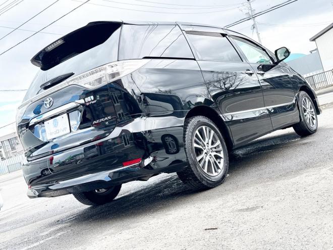 エスティマハイブリッドハイブリッド2.4アエラス プレミアムED 4WD　ローンが不安な方＜優遇ローン＞　本州仕入　寒冷地仕様　純正SDナビ　後席モニター 4WD 2400 5Dr