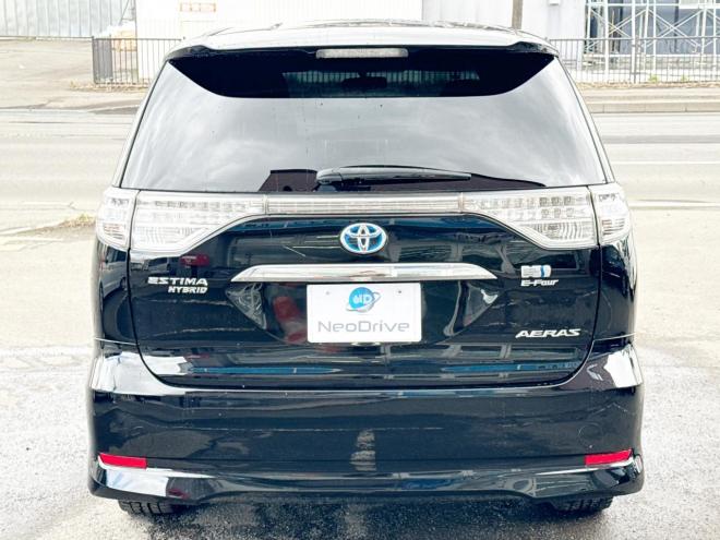 エスティマハイブリッドハイブリッド2.4アエラス プレミアムED 4WD　ローンが不安な方＜優遇ローン＞　本州仕入　寒冷地仕様　純正SDナビ　後席モニター 4WD 2400 5Dr