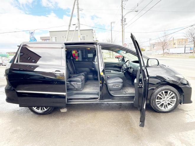 エスティマハイブリッドハイブリッド2.4アエラス プレミアムED 4WD　ローンが不安な方＜優遇ローン＞　本州仕入　寒冷地仕様　純正SDナビ　後席モニター 4WD 2400 5Dr