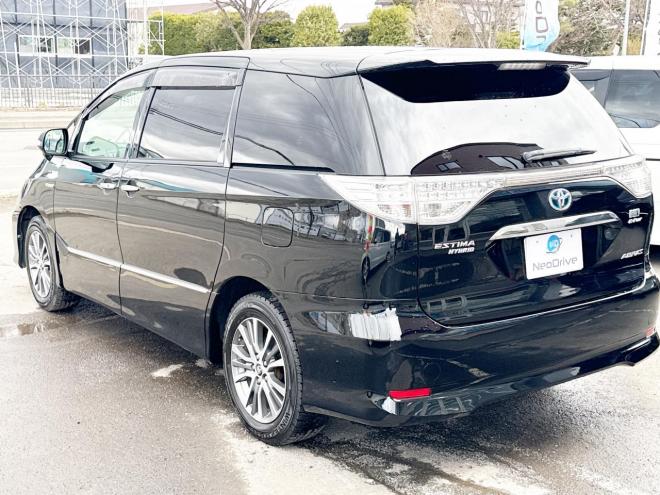 エスティマハイブリッドハイブリッド2.4アエラス プレミアムED 4WD　ローンが不安な方＜優遇ローン＞　本州仕入　寒冷地仕様　純正SDナビ　後席モニター 4WD 2400 5Dr