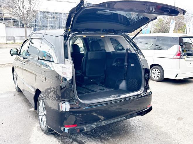 エスティマハイブリッドハイブリッド2.4アエラス プレミアムED 4WD　ローンが不安な方＜優遇ローン＞　本州仕入　寒冷地仕様　純正SDナビ　後席モニター 4WD 2400 5Dr