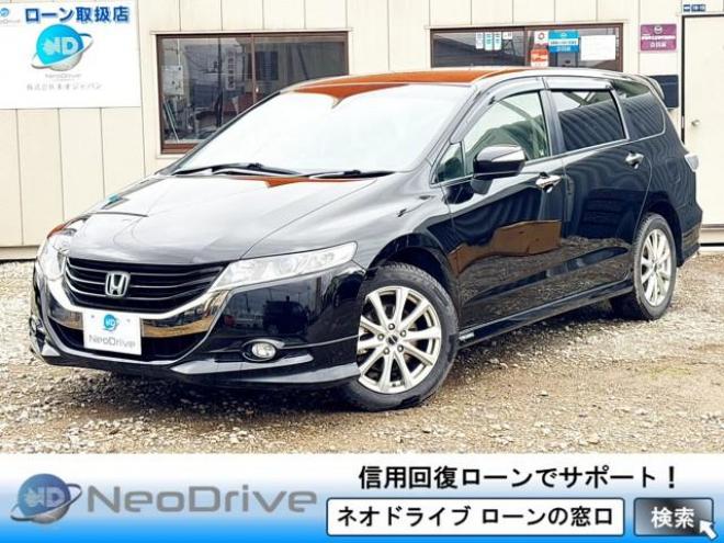 オデッセイ2.4アブソルート 4WD　ローンが不安な方＜優遇ローン1年保証　社外ナビ 