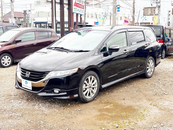 オデッセイ2.4アブソルート 4WD　ローンが不安な方＜優遇ローン1年保証　社外ナビ 