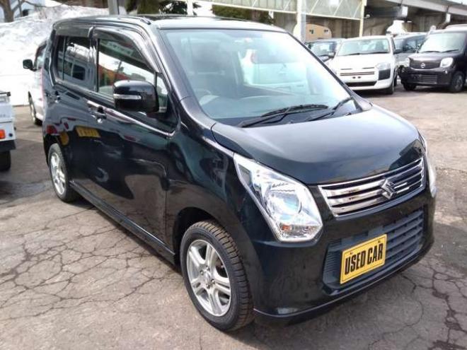 ワゴンRFX リミテッド 4WD　ABS　スマートキー　プッシュスタート　アイドリングストップ　ナビTV　ドライブレコーダー　ドアミラーウインカー　D席シートヒーター　夏冬アルミタイヤ付　車検令和10年4月 660