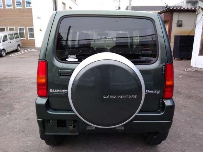 ジムニーランドベンチャー 4WD　パートタイム4WD　ABS　ICターボ　フロア5速　キーレス　ドアミラーウインカー　レザーシート　ETC　ワンオーナー車　車検令和9年8月 660