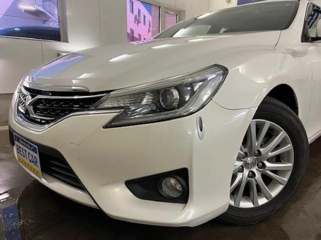 マークX２５０Ｇ　Ｆｏｕｒ　本州仕入　寒冷地仕様　禁煙車　純正１６インチＡＷ　社外１６ＡＷ＋スタッドレスタイヤ付　純正ナビ　地デジ　Ｂｌｕｅｔｏｏｔｈオーディオ　バックカメラ　ピットワーク製新品バッテリー　ＨＩＤヘッドライト 4WD 2500 4Dr