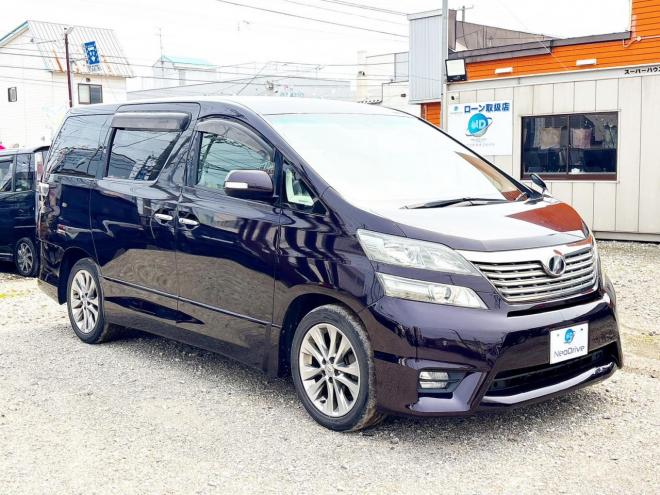 ヴェルファイア2.4Zプラチナセレクション 4WDローンが不安な方＜優遇ローン〉本州仕入　一年保証　寒冷地仕様 