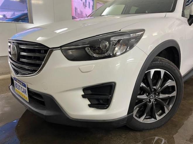 CX-5ＸＤ　Ｌパッケージ　本州仕入　寒冷地仕様　禁煙車　スカイアクティブディーゼルターボ　純正１９インチＡＷ　社外１７ＡＷ＋スタッドレスタイヤ付　ブラインドスポット　車線逸脱警報　レーダークルーズコントロール　ＥＴＣ 4WD 2200 5Dr